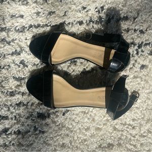 Jcrew patent leather wedge heeled shoes size 8 1/2